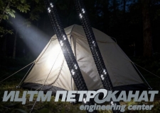 Светоотражающий шнур для растяжки палатки